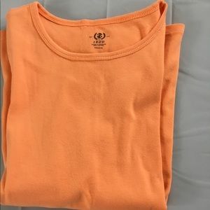I Zod  Orange cap sleeve T shirt